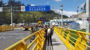 Dejarlo todo para viajar llegando a Ecuador.