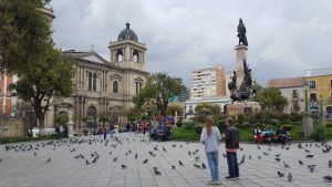 Plaza en La Paz