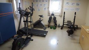 Gimnasio en portacontenedores